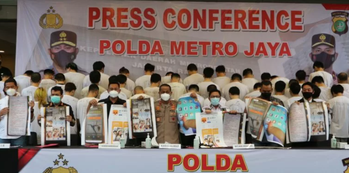 Polda Metro Tangkap 48 WN China - Vietnam Kasus Telepon Seks